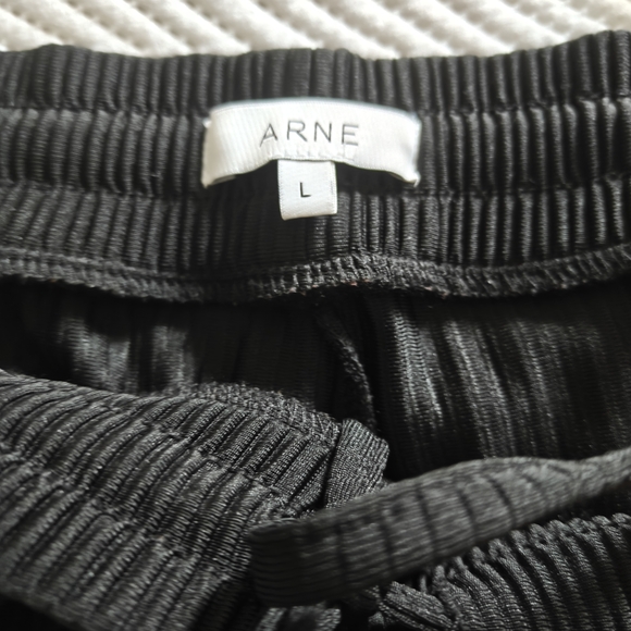 Black Ribbed Pants - Picture 3 of 3